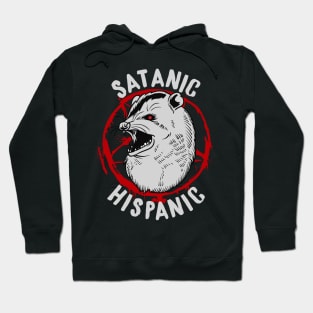 Satanic Hispanic - Baphomet Occult Possum Gift Hoodie